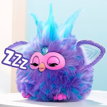 Amazon.com: Furby Purple,15 個時尚配件,互動毛絨玩具,適合6 歲女孩和
