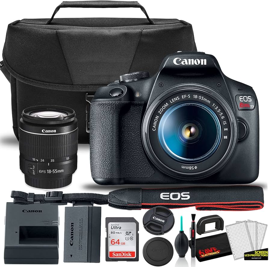 Amazon.com : Canon EOS Rebel T7 DSLR Camera with 18-55mm Lens