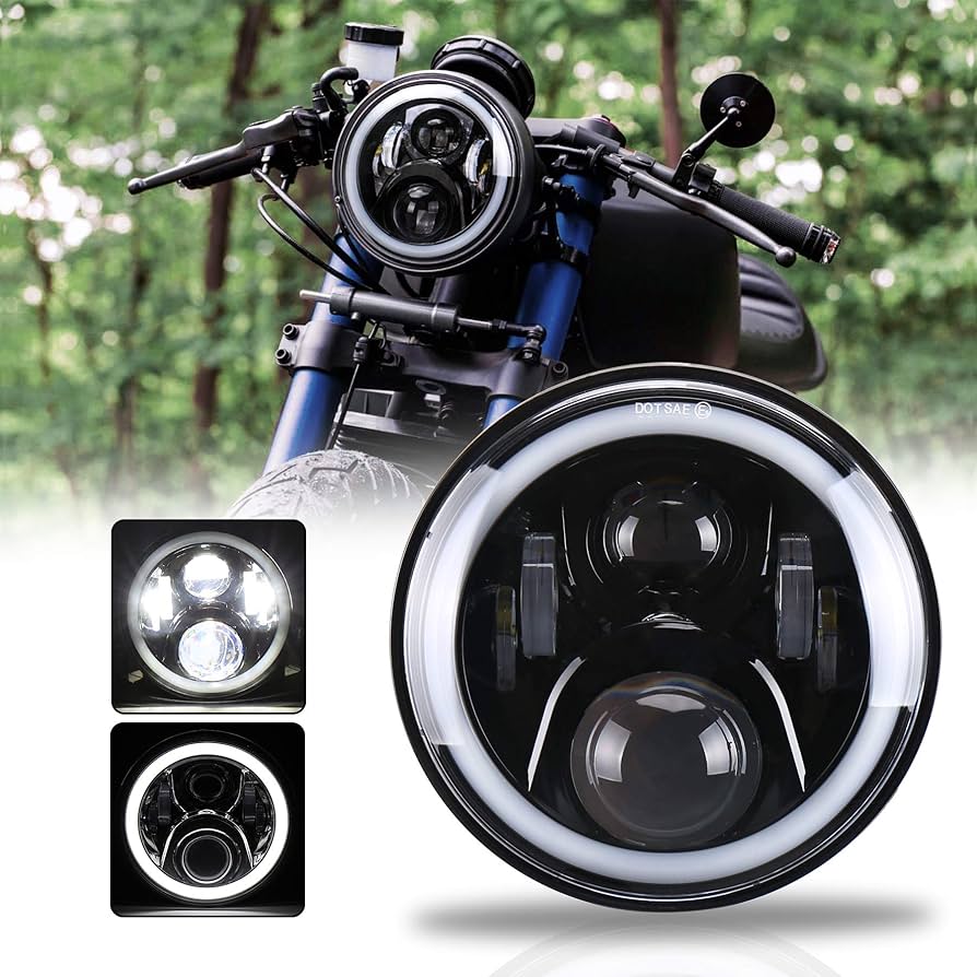 Amazon | MOVOTOR ホンダバイクCB13007インチLEDヘッドライト