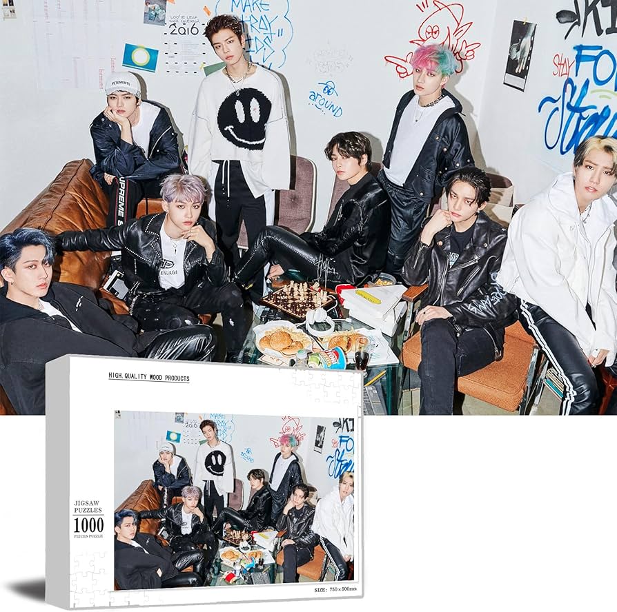 Amazon.co.jp: Kpop Stray キッズ 木製ジグソーパズル 1000ピース 木製