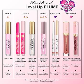 Amazon.com: Too Faced Lip Injection Extreme Plumping Clicks