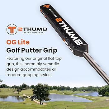 Amazon | YBW 2Thumb OG Lite ブラック パターグリップ 43 | 2 Thumb