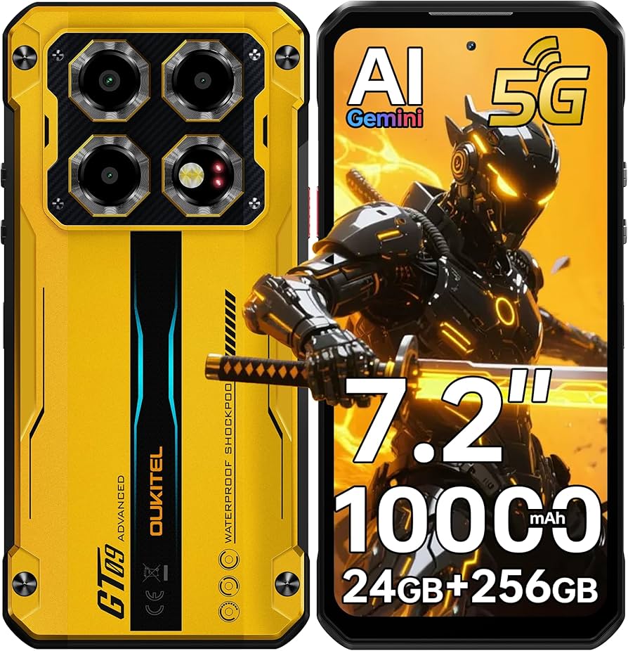 Amazon | OUKITEL タフネススマホ WP60 5G 10000mAh 大容量 バッテリー