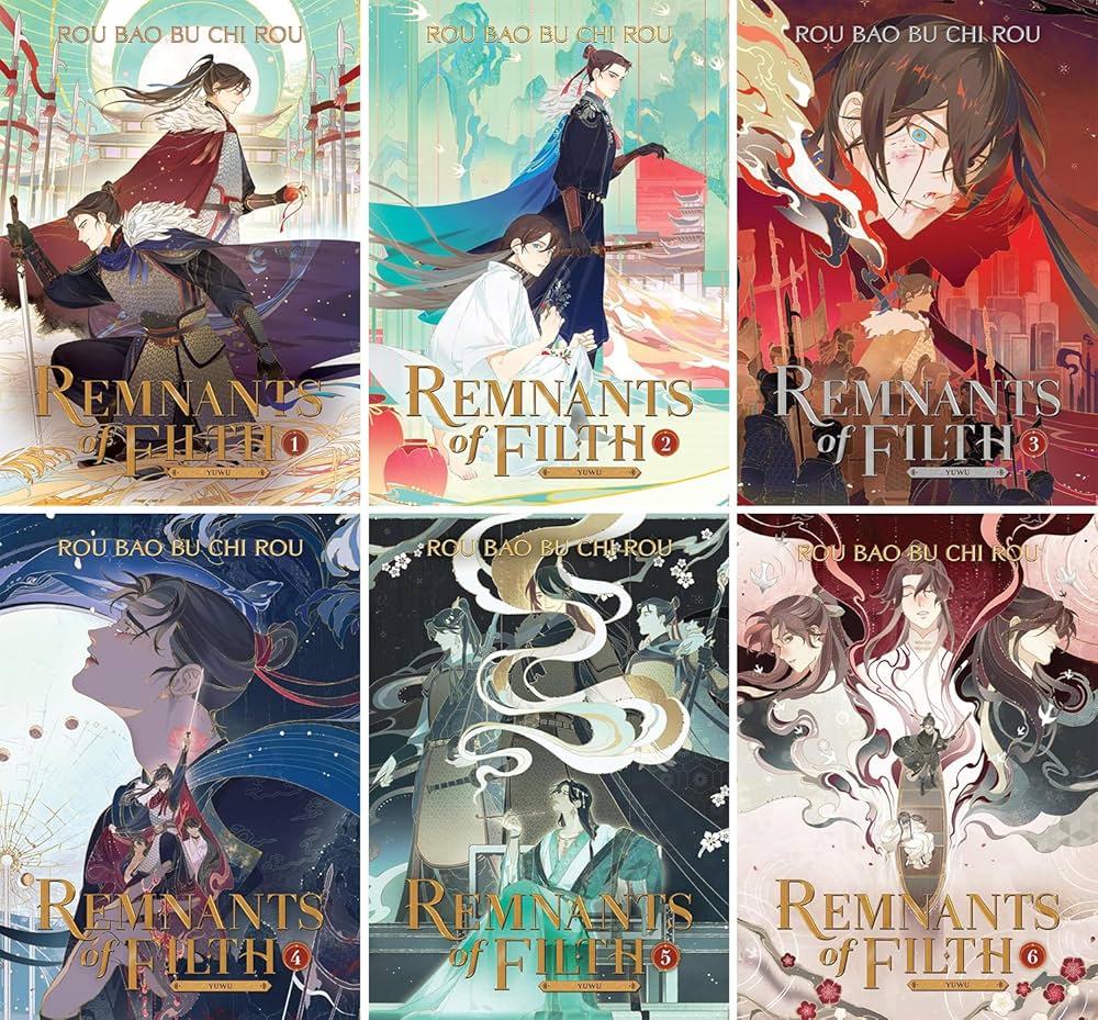 Remnants of Filth: Yuwu Vol 1-6 Novel Collection 6 Books Set by
