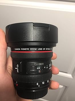 Amazon.com : Canon EF 8-15mm f/4L Fisheye USM Ultra-Wide Zoom Lens