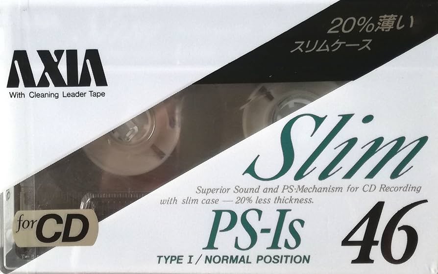 Amazon | AXIA カセットテープ PS-Is Slim PS-1S A 46 | AXIA