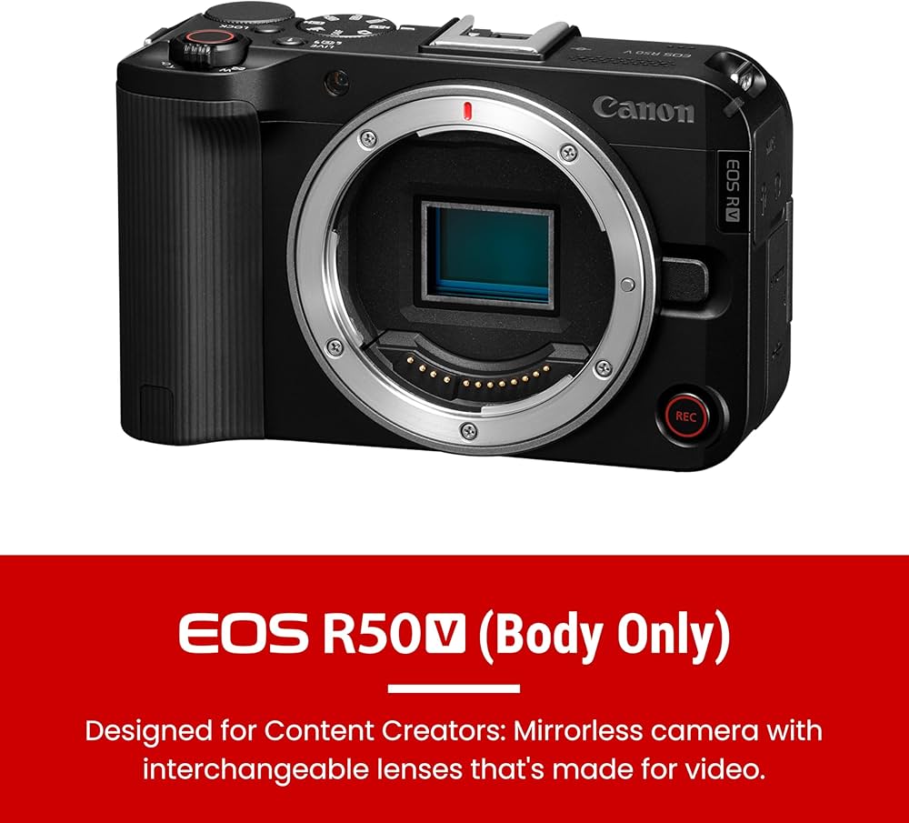 Buy Canon EOS R50 V (Body Only), APS-C Mirrorless Interchangeable