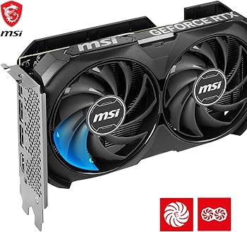 MSI GeForce RTX 4060 Ti Ventus 2X Black 8G OC Graphics Card