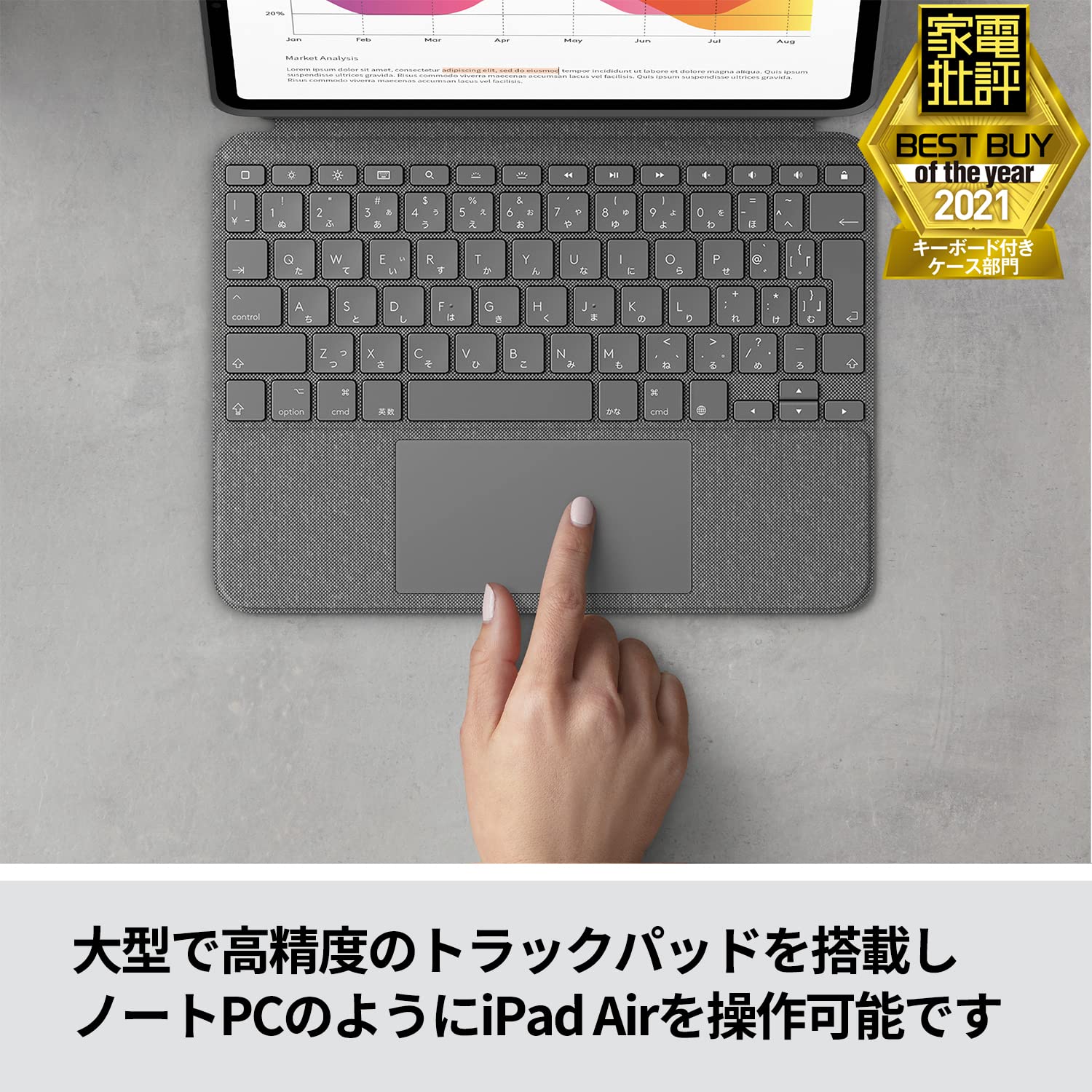 Amazon.co.jp: Logicool iK1095GRA Combo Touch iK1095GRA Japanese