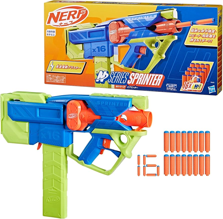 Amazon.co.jp: ナーフ Nシリーズ スプリンター 電動ブラスター、N