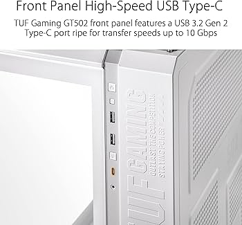 Amazon.com: ASUS TUF Gaming GT502 White ATX Full Tower PC Case