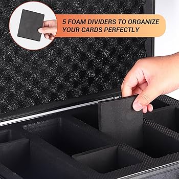 Amazon.com: CoscosX Graded Card Storage Box 4 Slots, Waterproof
