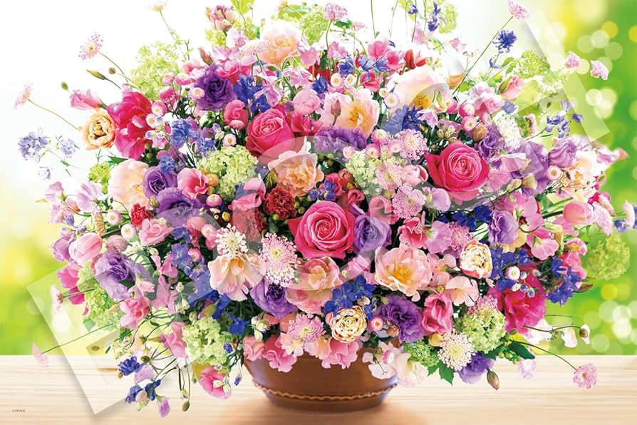 Amazon | エポック社 1000ピース ジグソーパズル フラワー/ガーデン 心