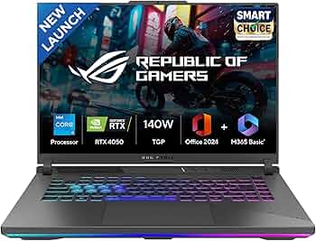 ASUS ROG Strix G16, Smartchoice,Intel Core i5-13450HX, Gaming