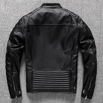 Amazon | [PENCOSTER] 牛革 レザージャケット ライダースジャケット 本