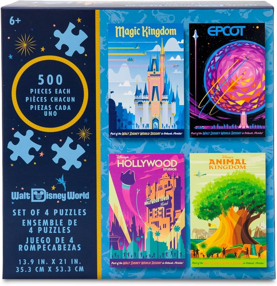 Amazon | Walt Disney World パズル4点セット | ジグソーパズル | おもちゃ