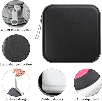Amazon.com: alavisxf xx CD Case, 48 Capacity Hard Plastic DVD Case