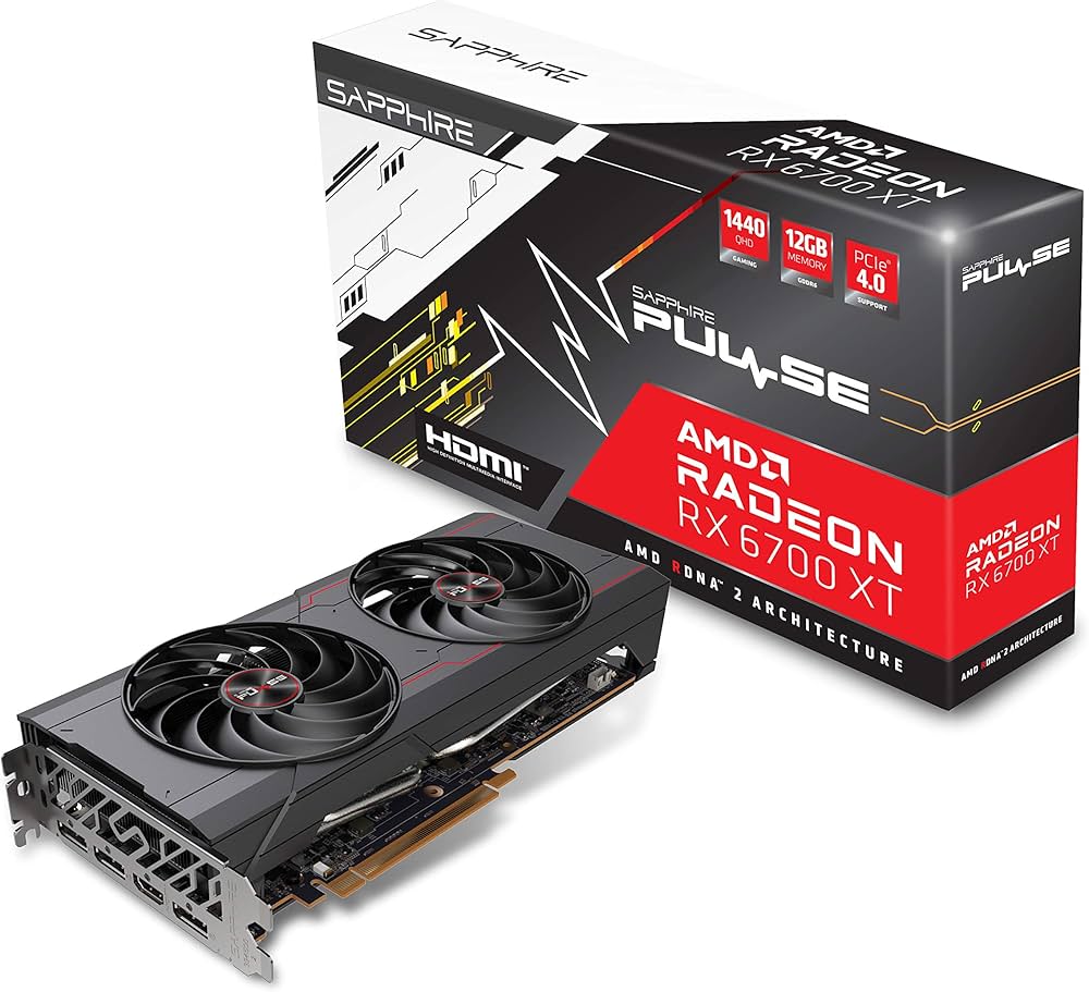 Sapphire Technology Pulse AMD Radeon RX 6700 XT Gaming 12GB GDDR6