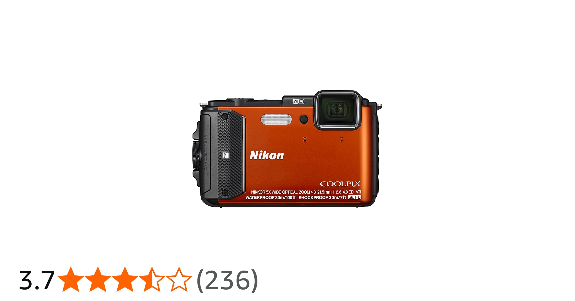 Amazon.co.jp: Nikon Coolpix AW130 Digital Camera : Electronics
