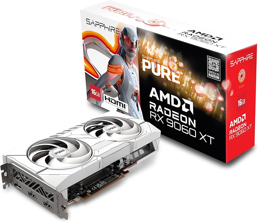 Amazon.com: Sapphire Pure AMD Radeon™ RX 9060 XT Gaming OC 16GB