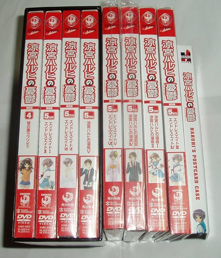 Amazon.co.jp: 涼宮ハルヒの憂鬱 アニメ2期 限定盤 全8巻セット