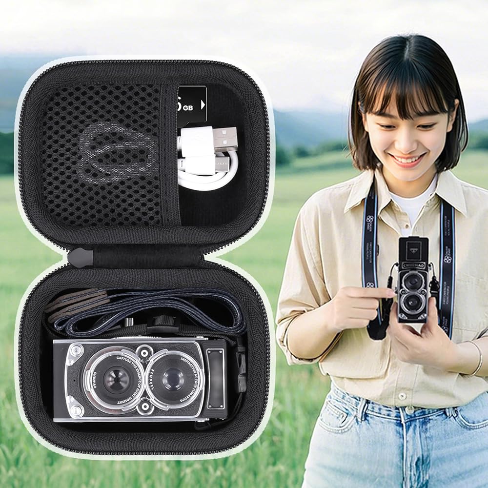 Amazon.co.jp: （ケースのみ）CHUZHAO ヴィンテージミニデジタルカメラ