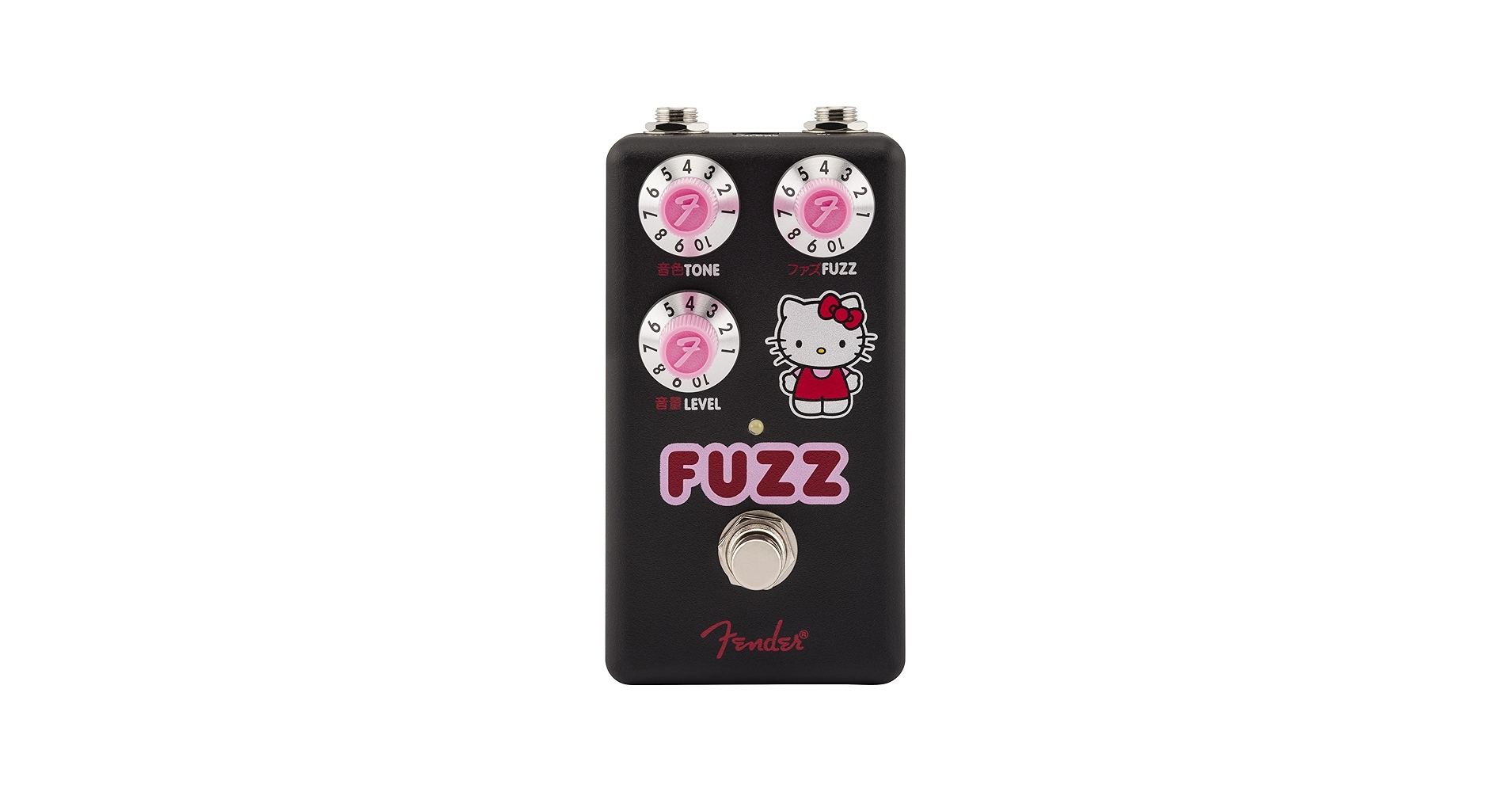 Amazon | Fender/Fender x Hello Kitty Black Fuzz Pedal ファズ