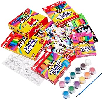 Amazon.com: CRA-Z-Art Ultimate Art Extravaganza Art Tub Packed