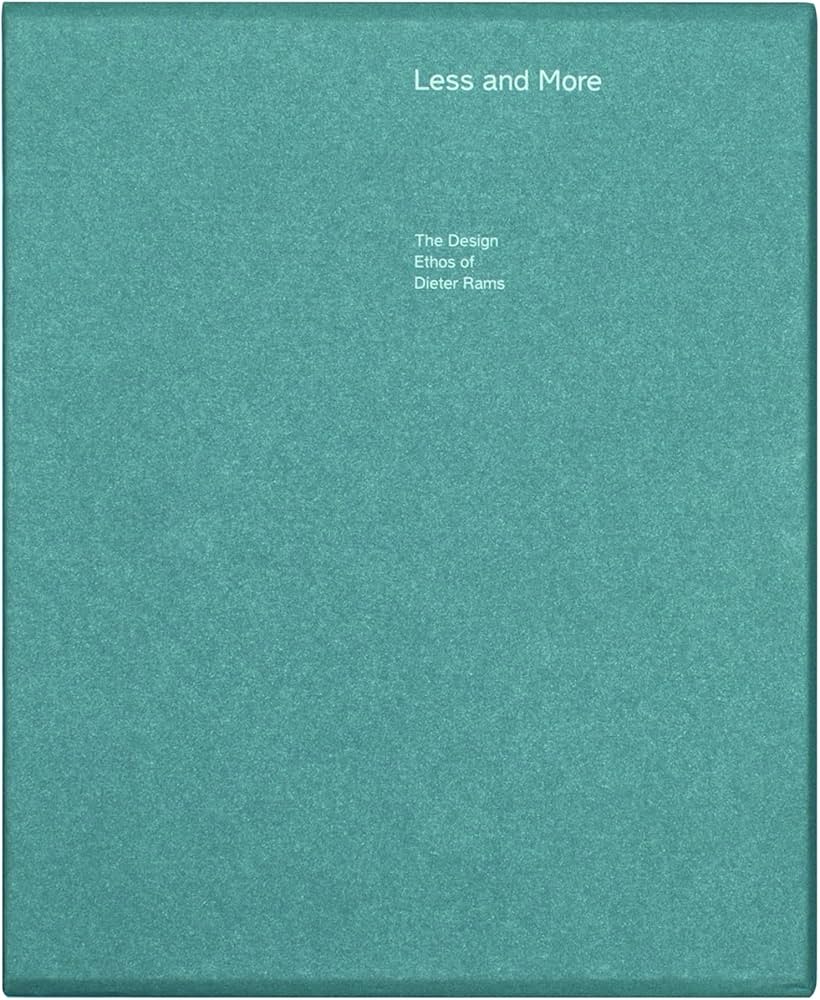Amazon.com: Less and More: The Design Ethos of Dieter Rams