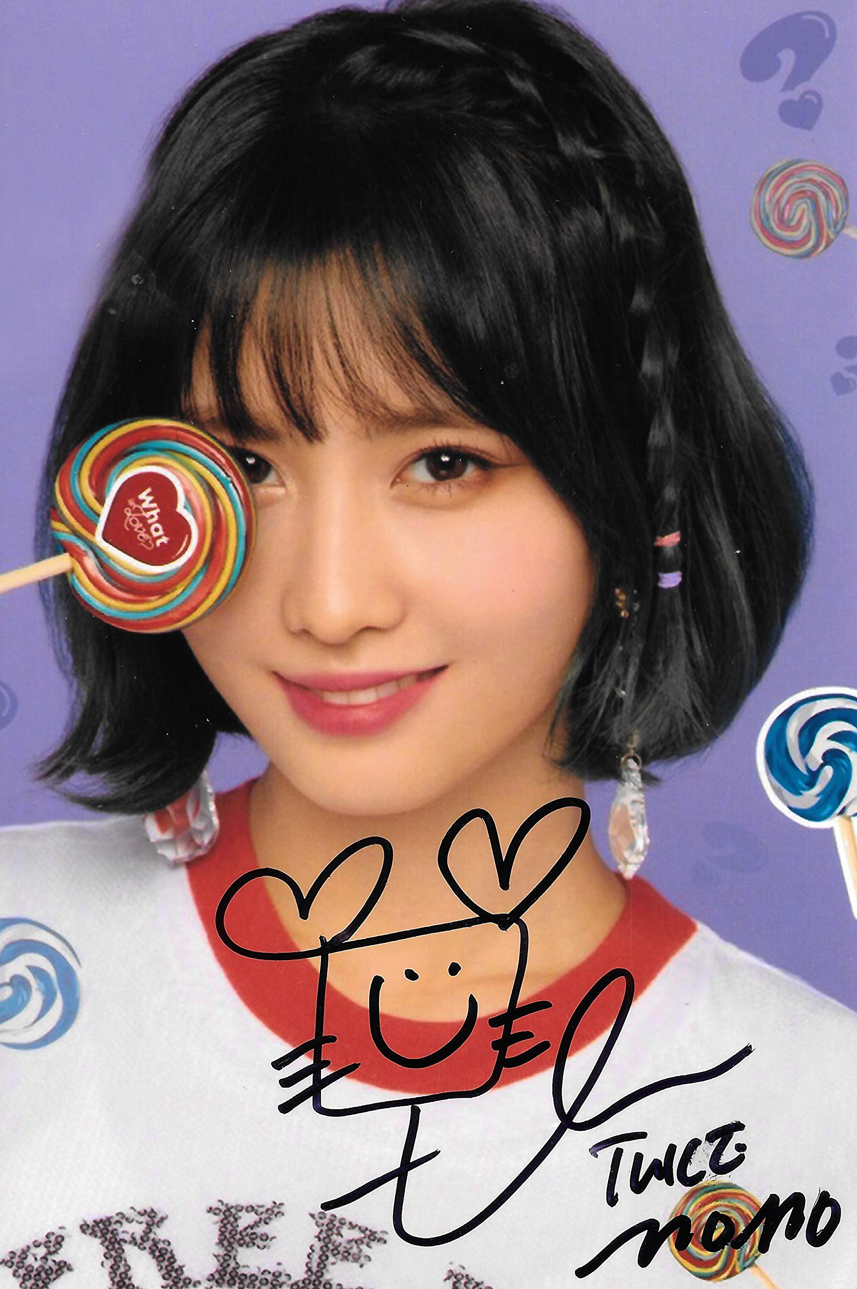 Amazon.co.jp: TWICE モモMOMO 直筆サイン入り 公式写真 70 : おもちゃ