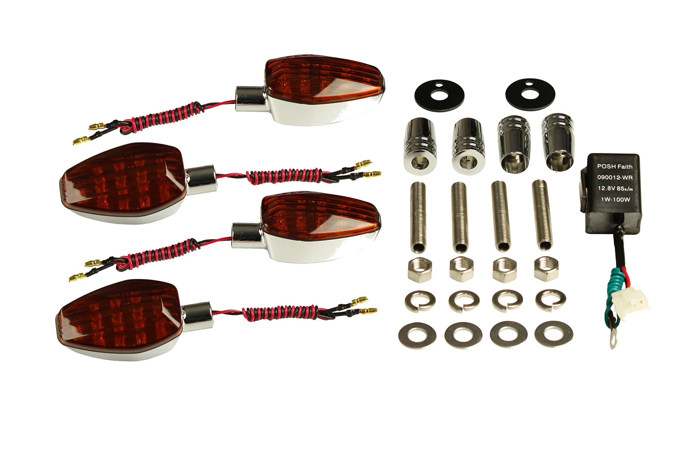 Amazon | ポッシュフェイス(POSH FAITH) バイク用品 バイク用LED