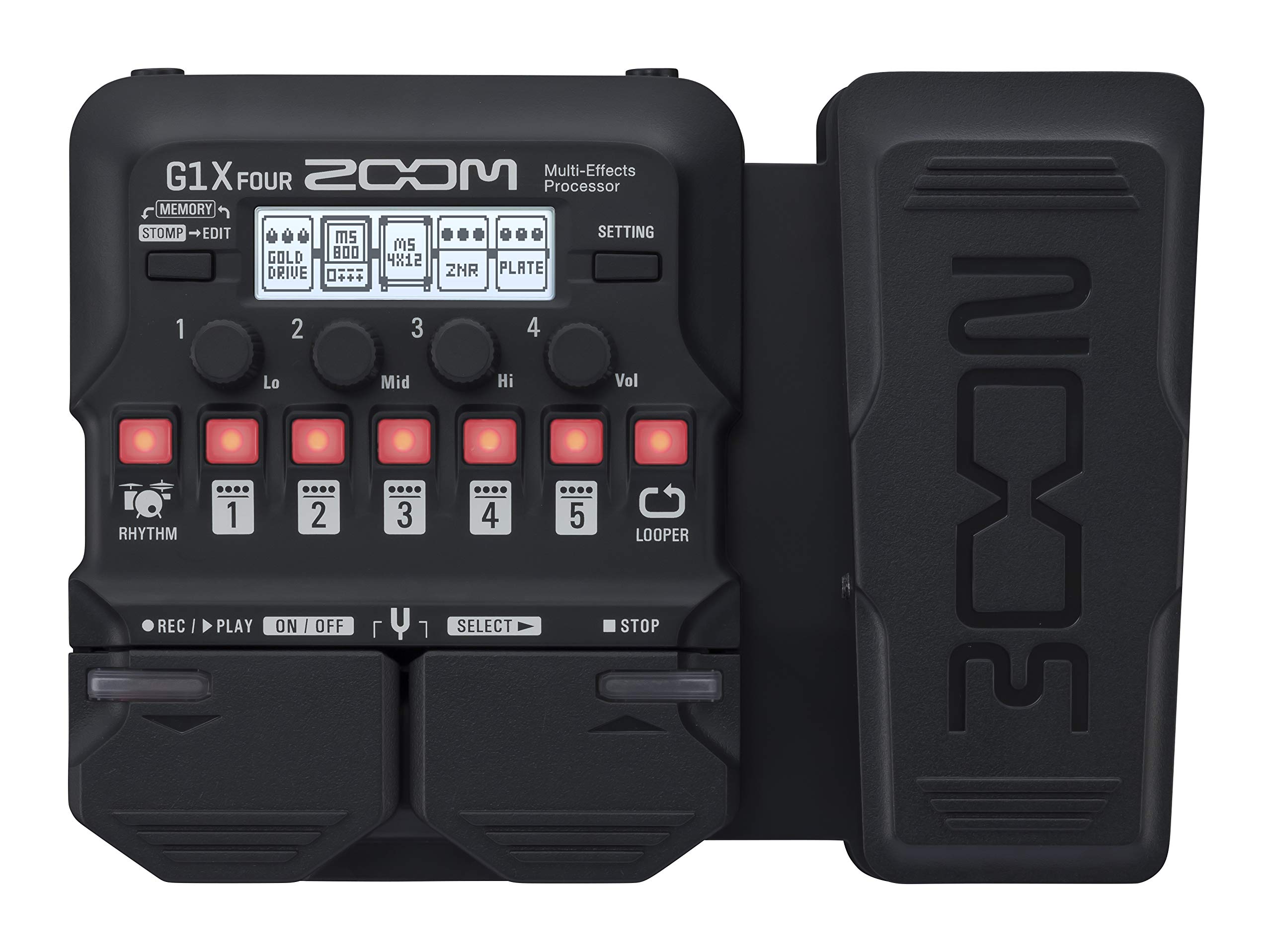 Amazon.com: Zoom G1X FOUR Guitar Multi-Effects Processor with