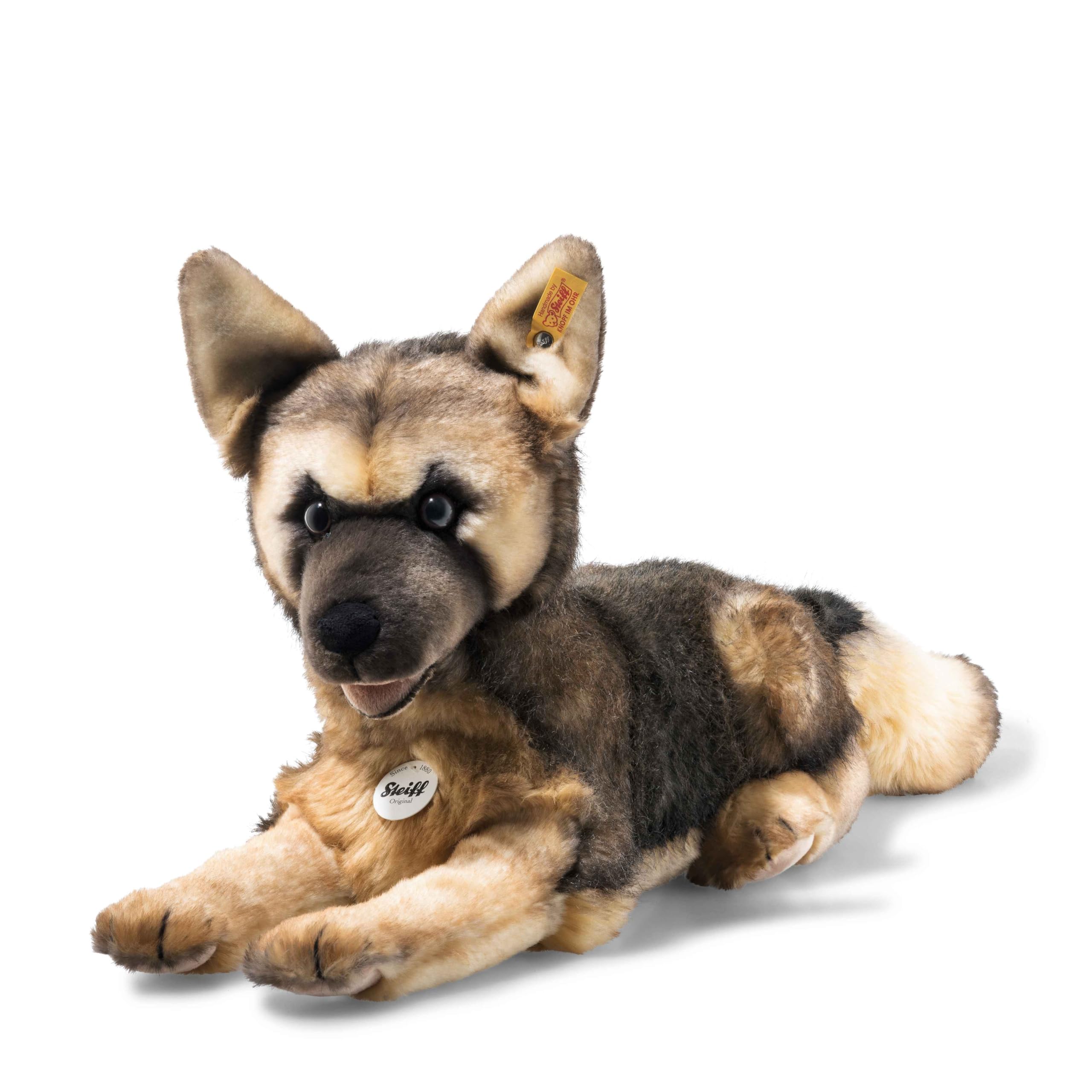 Amazon.com: Steiff Mike German Shepherd, Grey/Brown/Black : Toys