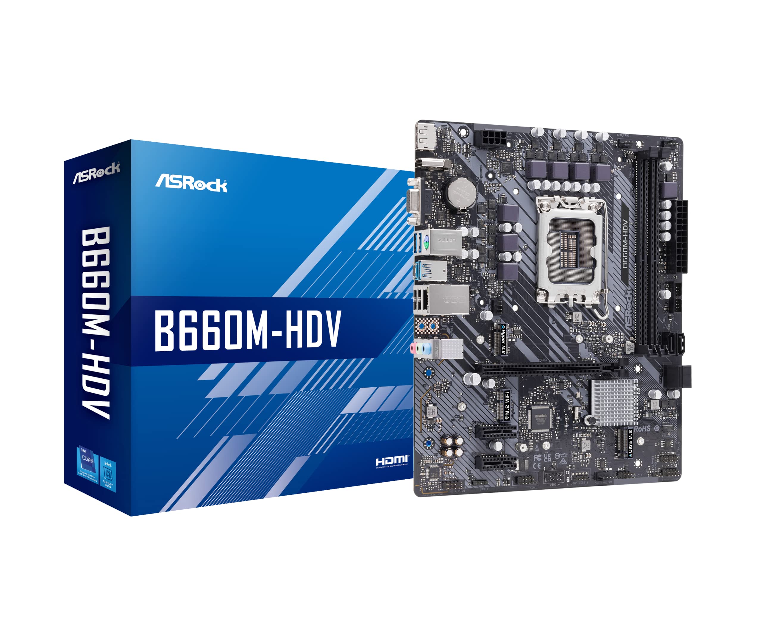 Amazon.com: ASRock B660M MicroATX Motherboard B660M-HDV Intel B660