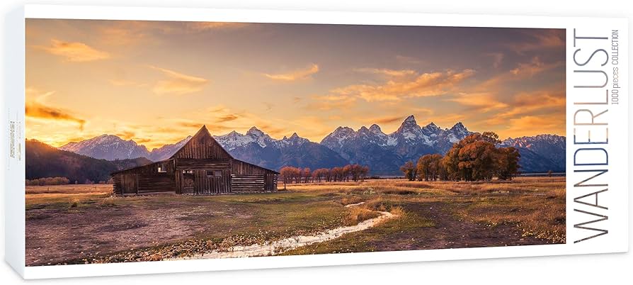 Amazon | JIX 1000ピース プレミアムジグソーパズル 大人用 パノラマ式