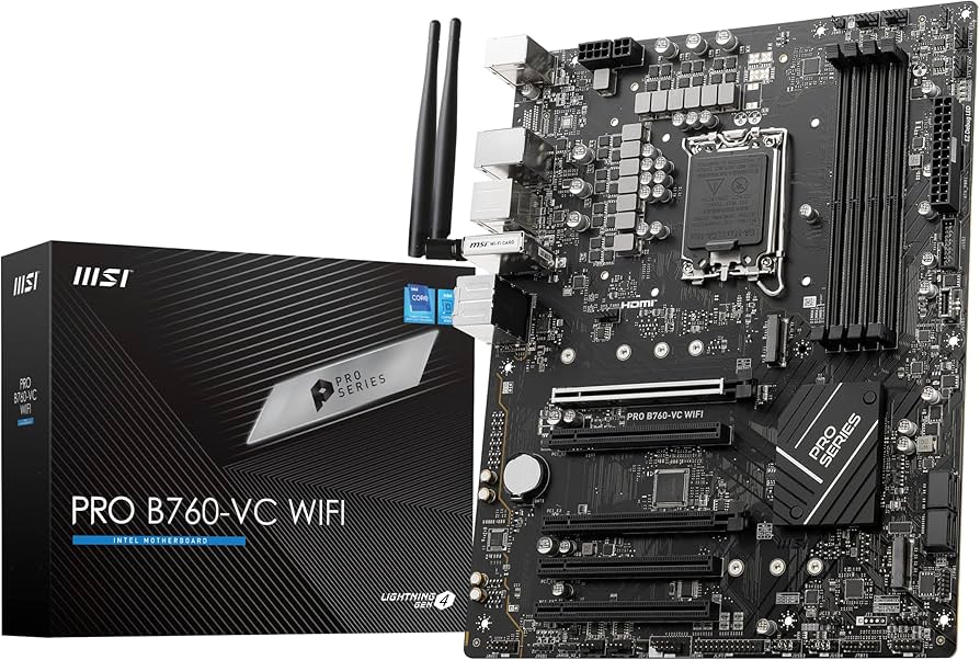 Amazon.com: MSI PRO B760-VC WiFi ProSeries Motherboard (Supports
