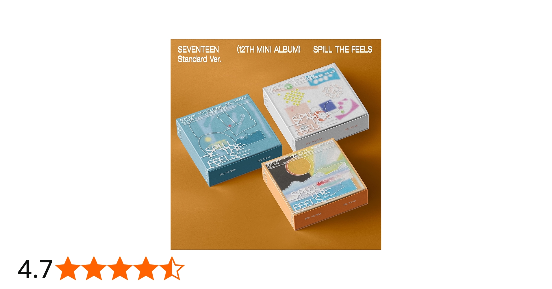 Amazon.co.jp: SEVENTEEN 12th Mini [SPILL THE FEELS]（韓国盤