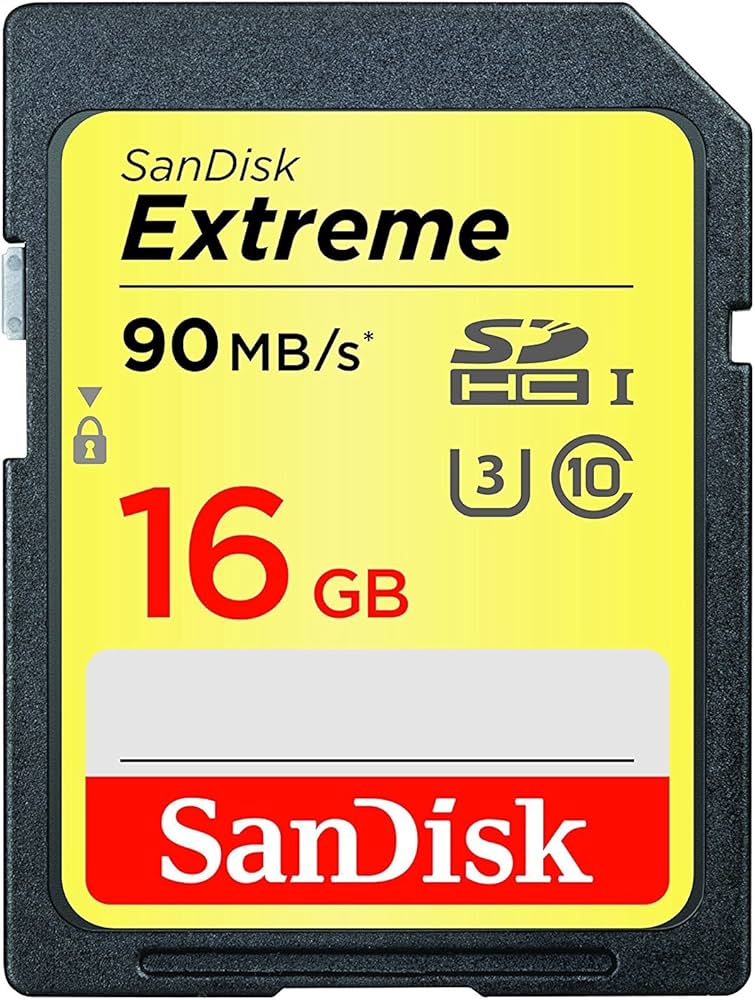 Amazon.com: SanDisk 16GB Extreme SDHC UHS-I Memory Card - 90MB/s
