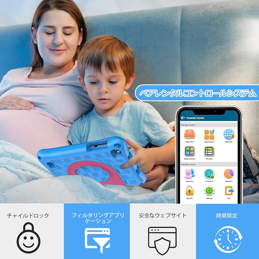 Amazon.co.jp: 【キッズタブレット 7インチ Android13搭載】子供用