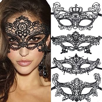 Amazon.co.jp: [LIKENNY] レースマスク レースアイマスク 4枚入り