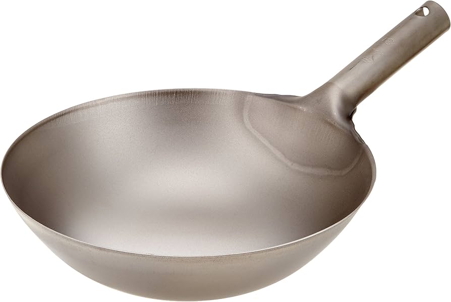 Amazon｜EBM 純チタン 超軽量 中華片手鍋 30cm｜片手鍋・ソースパン