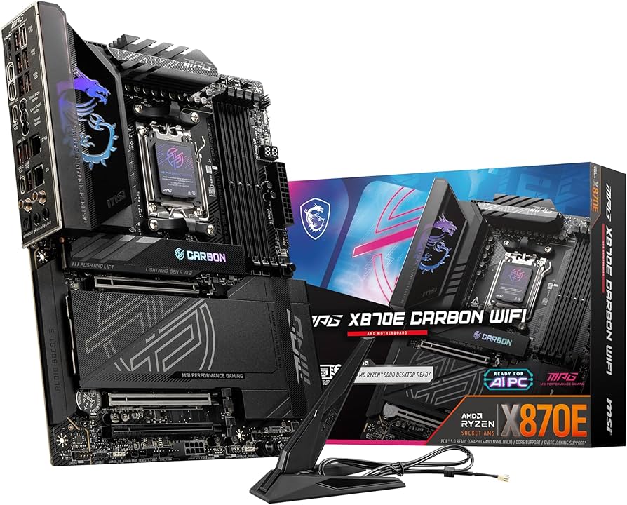 Amazon.com: MSI MPG X870E Carbon WiFi Gaming Motherboard (AMD