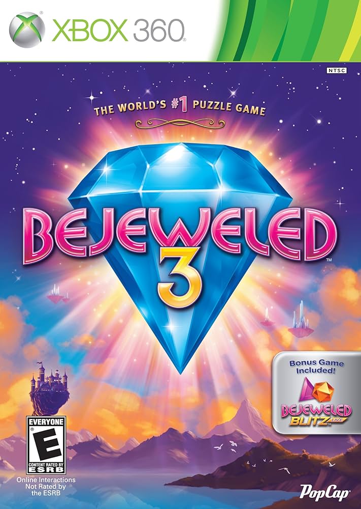 Amazon.com: Bejeweled 3 (with Bejeweled Blitz Live) - Xbox 360