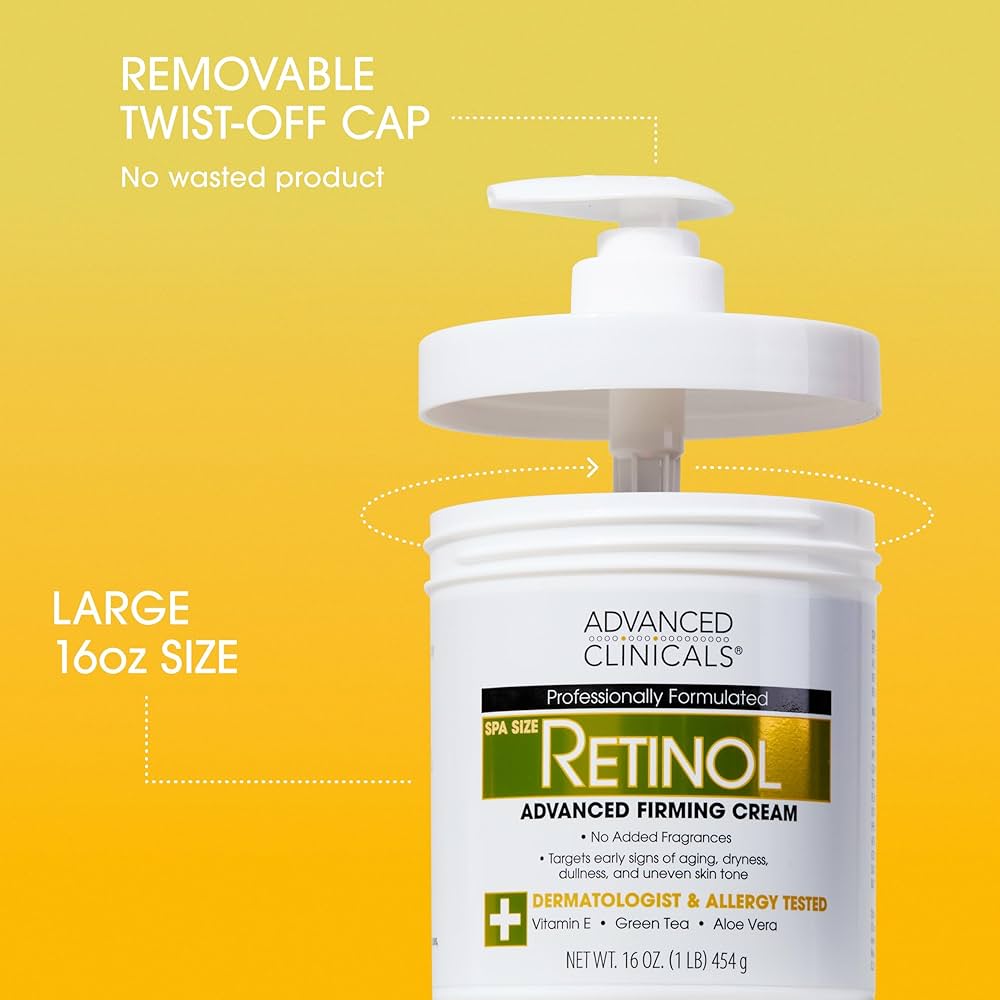 Amazon.com : Advanced Clinicals Retinol Body Cream + Hyaluronic