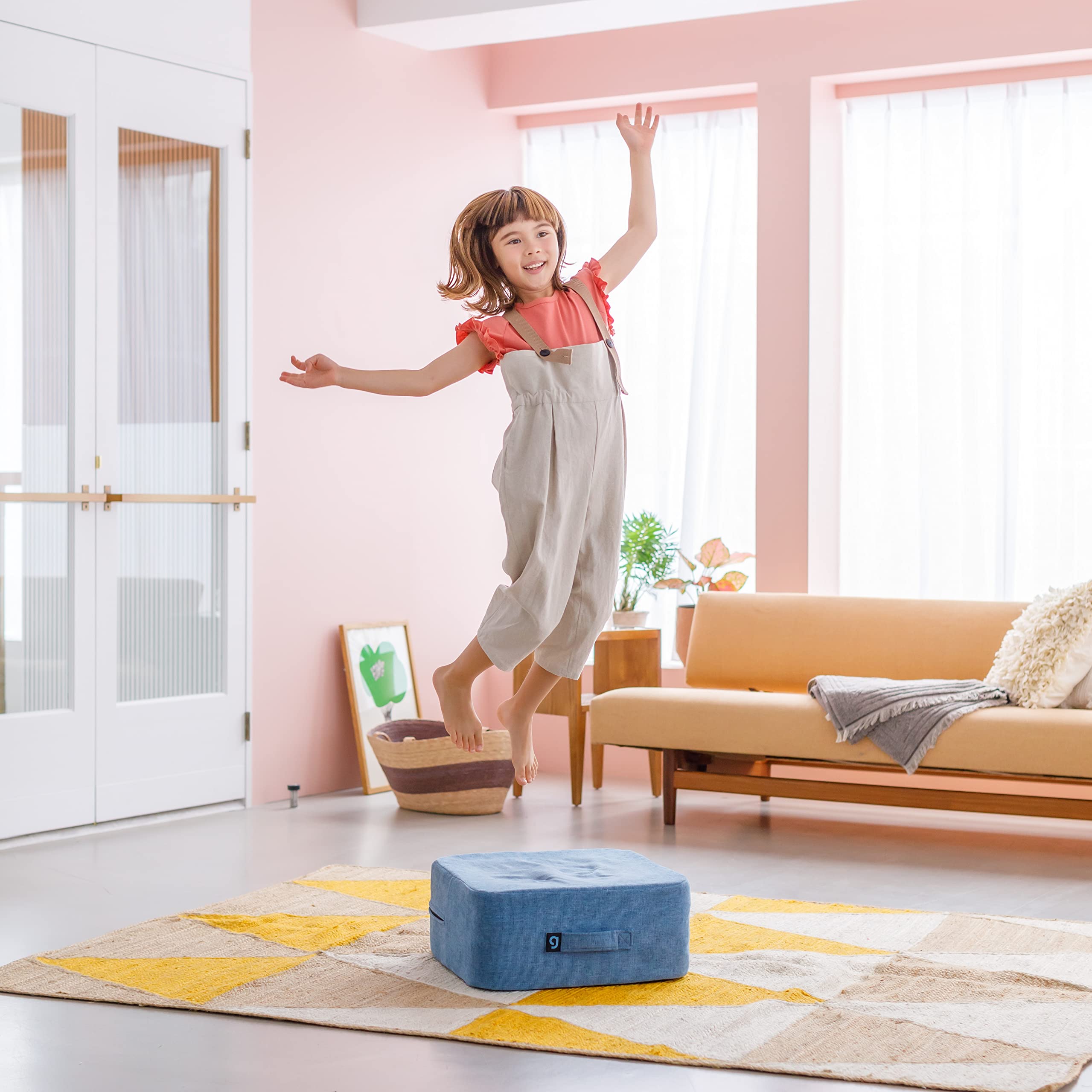 ジムテリア シェイプエイト トランポリン 大人 子ども 室内 クッション