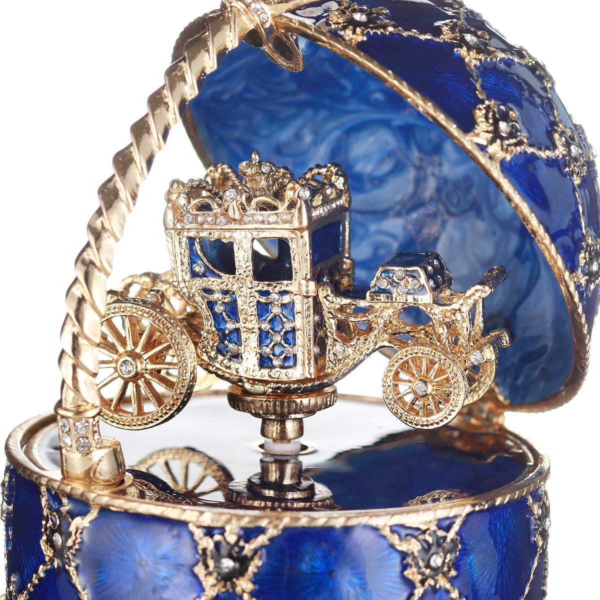 Amazon.co.jp: danila-お土産 ロシアファベルジェスタイル 卵/小物入れ