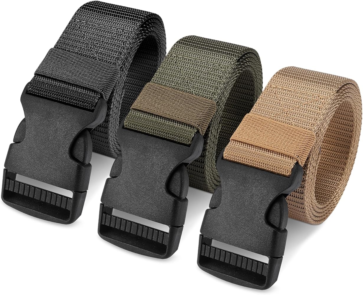 Amazon | [Hitchlike] ナイロンベルト 3本セット 作業ベルト 伸縮