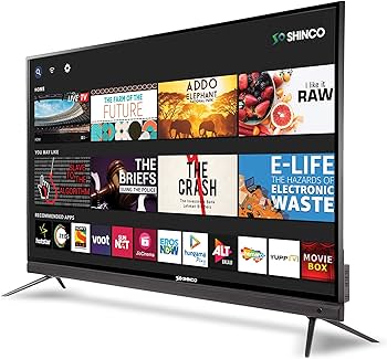 Shinco 124 cm (49 inch) 4K UHD Smart LED TV S50QHDR10 (Black