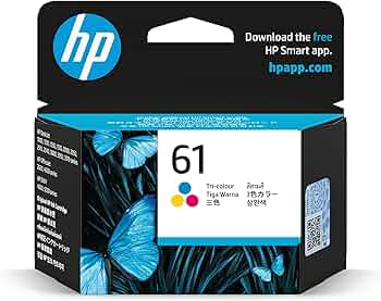 Amazon.co.jp: HP 61 純正 インクカートリッジ カラー (カラー3色一体