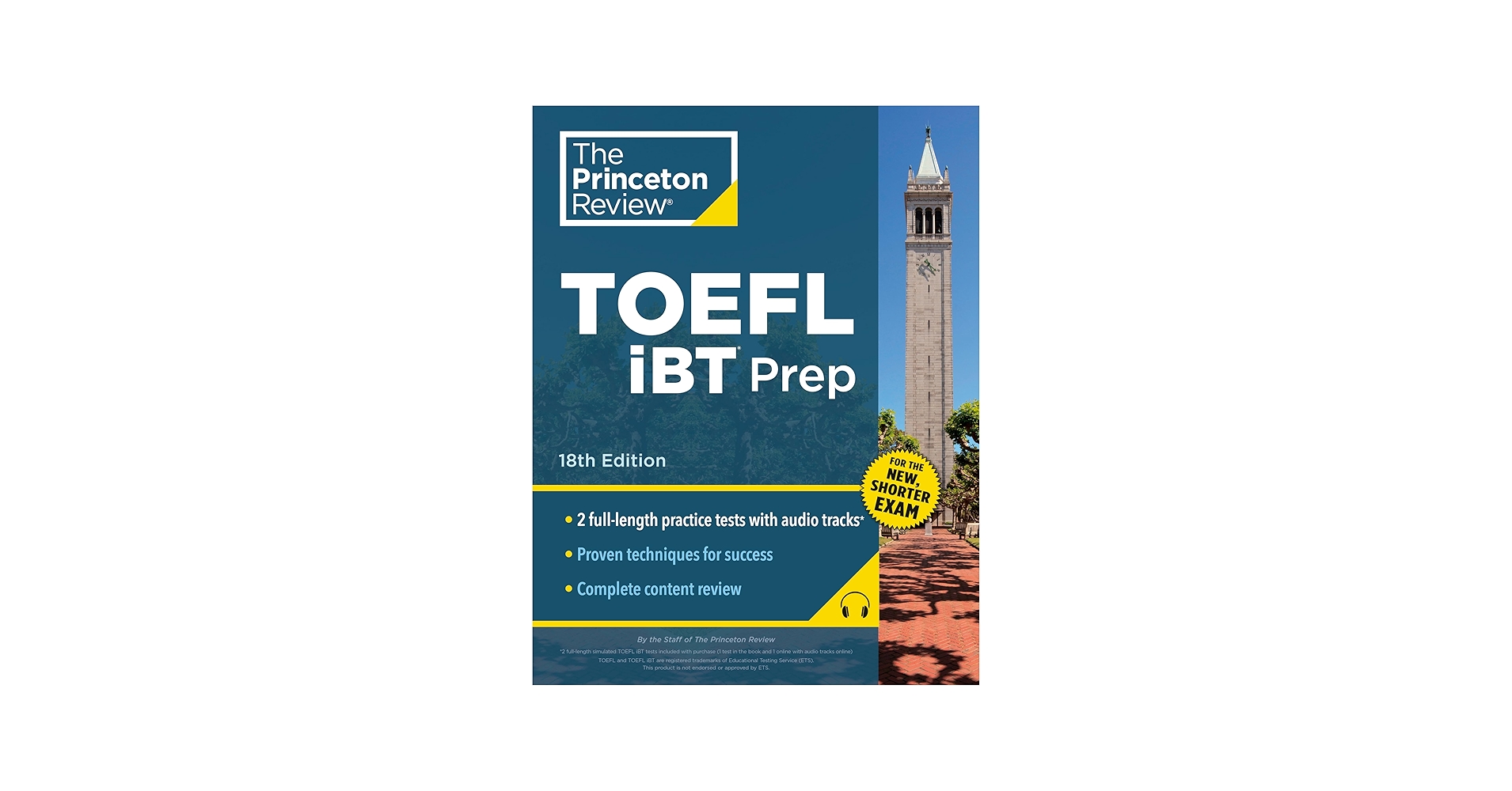 Princeton Review TOEFL iBT Prep with Audio/Listening Tracks, 18th